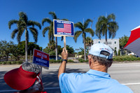 No Kings Protest - Naples, FL 10-18-2025
