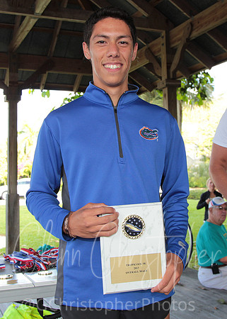 Overall winner, Carlos Miranda