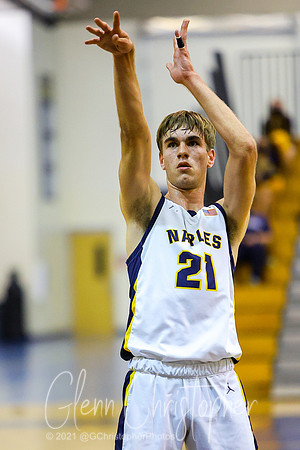 Naples High Boys Basketball Playoff game 2-26-2021