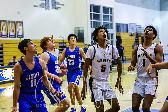 Naples High Boys Basketball Playoff game 2-26-2021