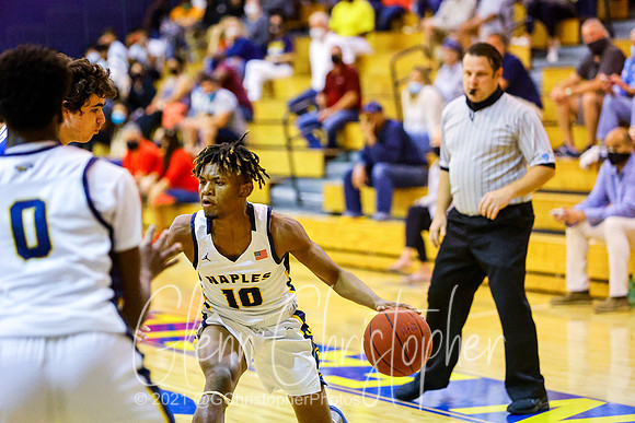 Naples High Boys Basketball Playoff game 2-26-2021