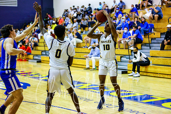 Naples High Boys Basketball Playoff game 2-26-2021