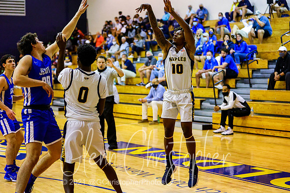 Naples High Boys Basketball Playoff game 2-26-2021
