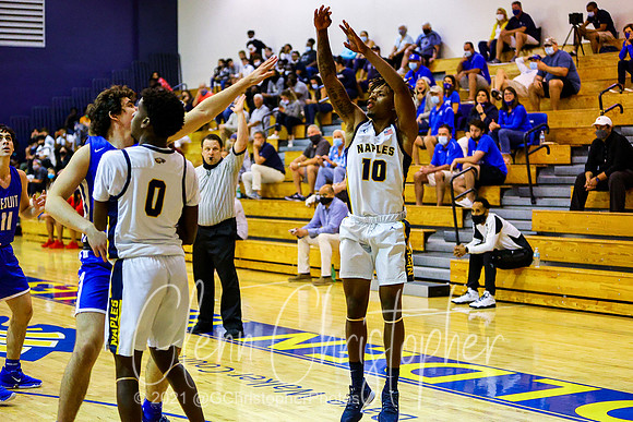 Naples High Boys Basketball Playoff game 2-26-2021