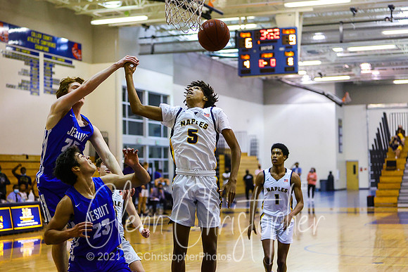 Naples High Boys Basketball Playoff game 2-26-2021