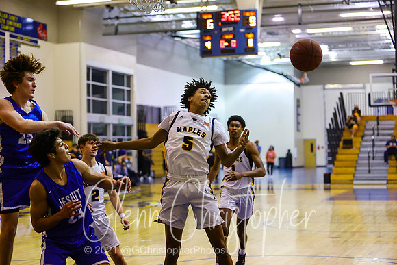 Naples High Boys Basketball Playoff game 2-26-2021