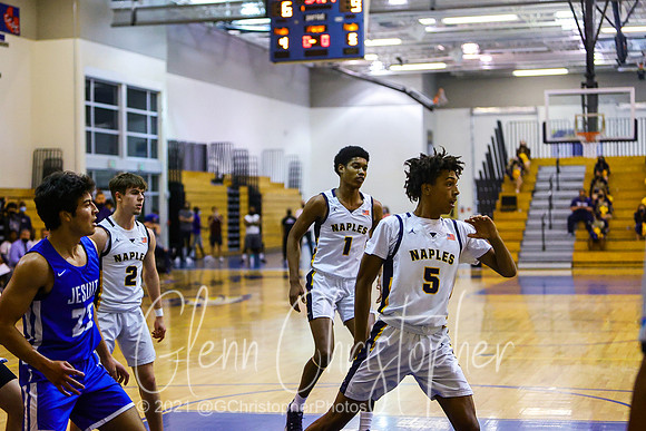 Naples High Boys Basketball Playoff game 2-26-2021