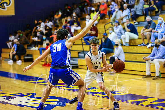 Naples High Boys Basketball Playoff game 2-26-2021