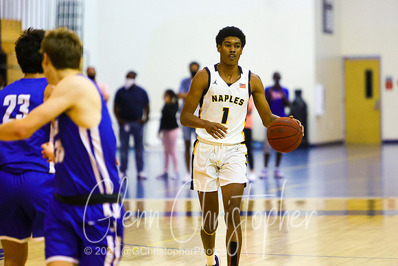 Naples High Boys Basketball Playoff game 2-26-2021