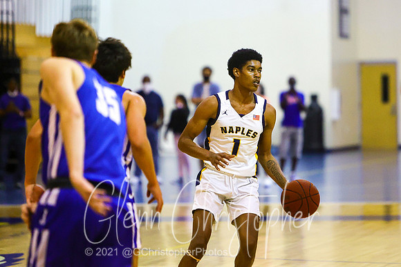 Naples High Boys Basketball Playoff game 2-26-2021