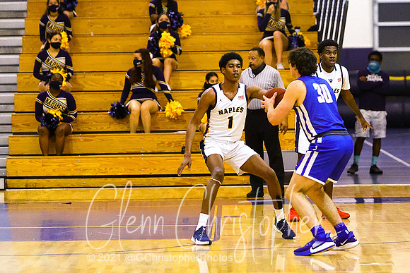 Naples High Boys Basketball Playoff game 2-26-2021