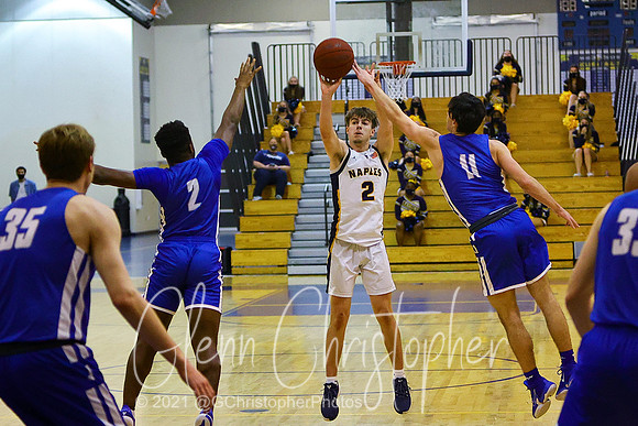 Naples High Boys Basketball Playoff game 2-26-2021