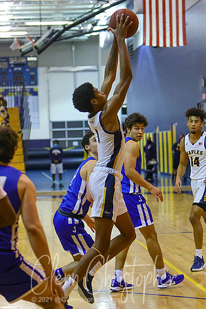 Naples High Boys Basketball Playoff game 2-26-2021