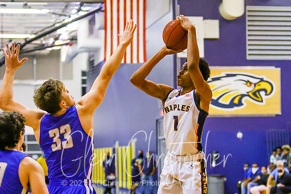 Naples High Boys Basketball Playoff game 2-26-2021