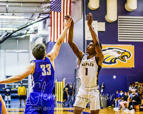 Naples High Boys Basketball Playoff game 2-26-2021