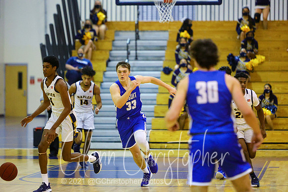 Naples High Boys Basketball Playoff game 2-26-2021