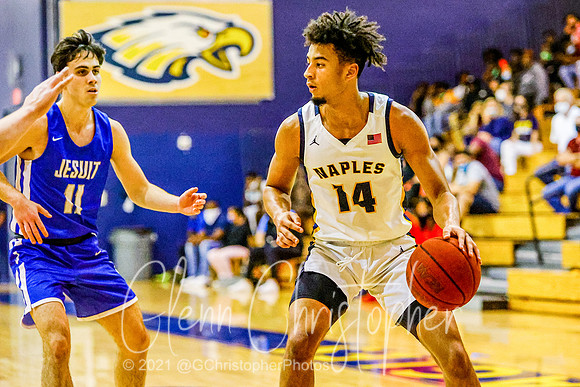 Naples High Boys Basketball Playoff game 2-26-2021