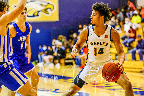 Naples High Boys Basketball Playoff game 2-26-2021