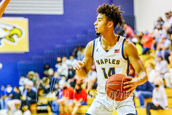 Naples High Boys Basketball Playoff game 2-26-2021