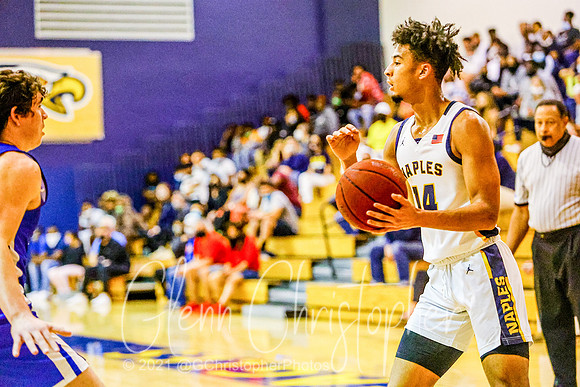 Naples High Boys Basketball Playoff game 2-26-2021