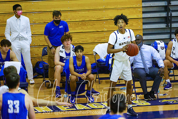Naples High Boys Basketball Playoff game 2-26-2021