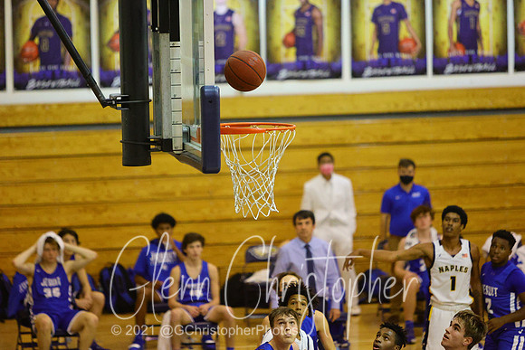 Naples High Boys Basketball Playoff game 2-26-2021