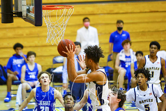 Naples High Boys Basketball Playoff game 2-26-2021