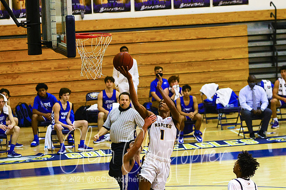 Naples High Boys Basketball Playoff game 2-26-2021