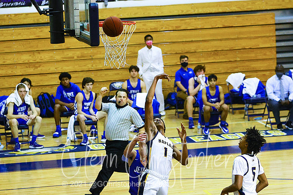 Naples High Boys Basketball Playoff game 2-26-2021