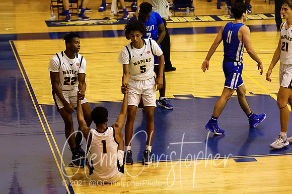 Naples High Boys Varsity Basketball Playoffs 2-26-2021