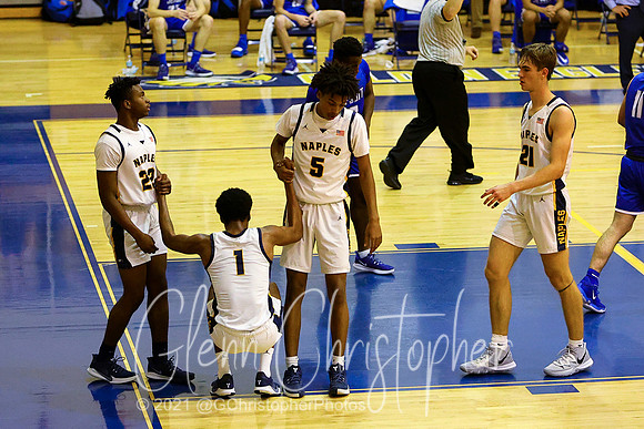 Naples High Boys Varsity Basketball Playoffs 2-26-2021