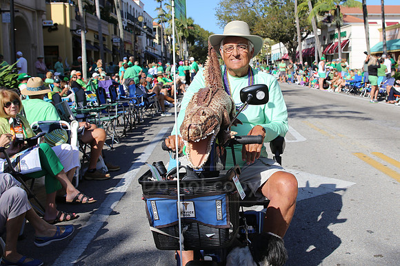 St. Patrick's Day parade along 5th Ave S. in Naples, FL