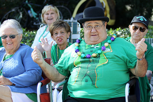 St. Patrick's Day parade along 5th Ave S. in Naples, FL