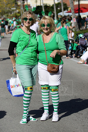 St. Patrick's Day parade along 5th Ave S. in Naples, FL