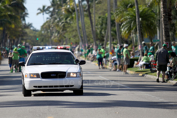 St. Patrick's Day parade along 5th Ave S. in Naples, FL