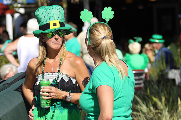 St. Patrick's Day parade along 5th Ave S. in Naples, FL