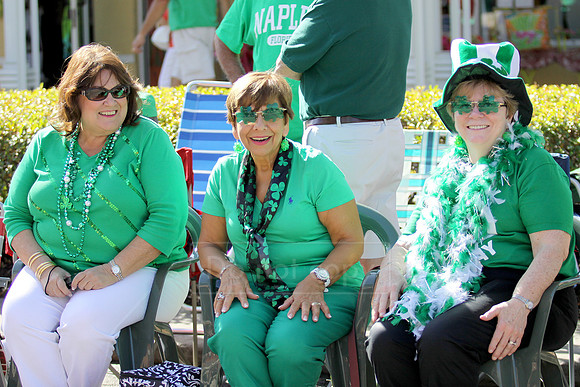 St. Patrick's Day parade along 5th Ave S. in Naples, FL