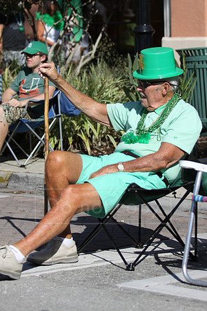 St. Patrick's Day parade along 5th Ave S. in Naples, FL