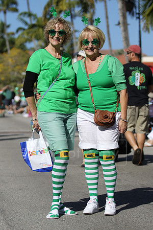 St. Patrick's Day parade along 5th Ave S. in Naples, FL